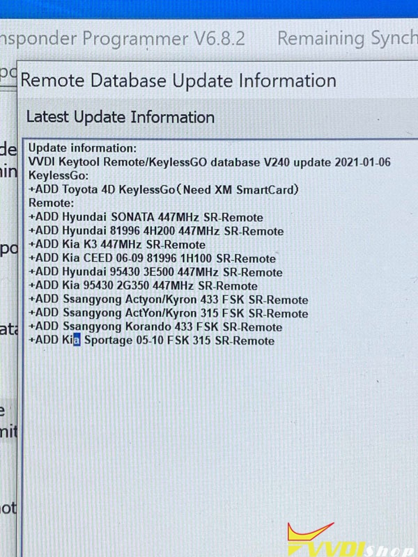 Vvdi2 Remote Database V240