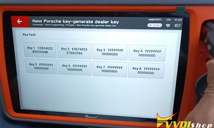 Vvdi Key Tool Plus Cayenne 2014 Key 18