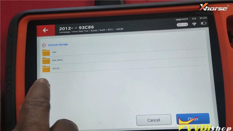 Vvdi Key Tool Plus Program Suzuki Swift 2012 93c86 Key By Eeprom (14)