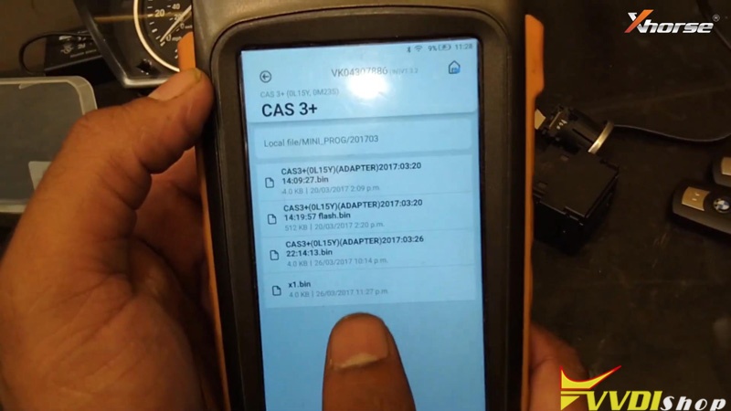 Vvdi Key Tool Max Mini Prog Add Key For Bmw Cas3 On Bench (14)