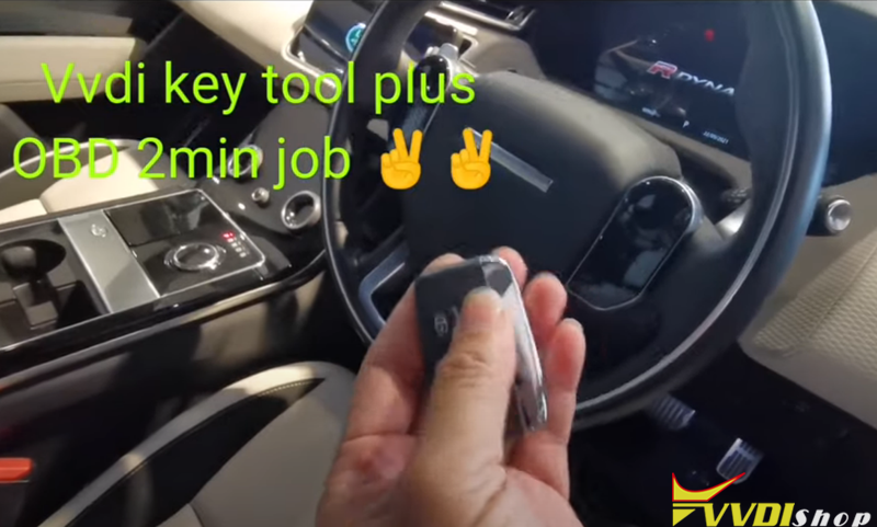 Vvdi Key Tool Plus Range Rover Velar 2018 Smart Key 14