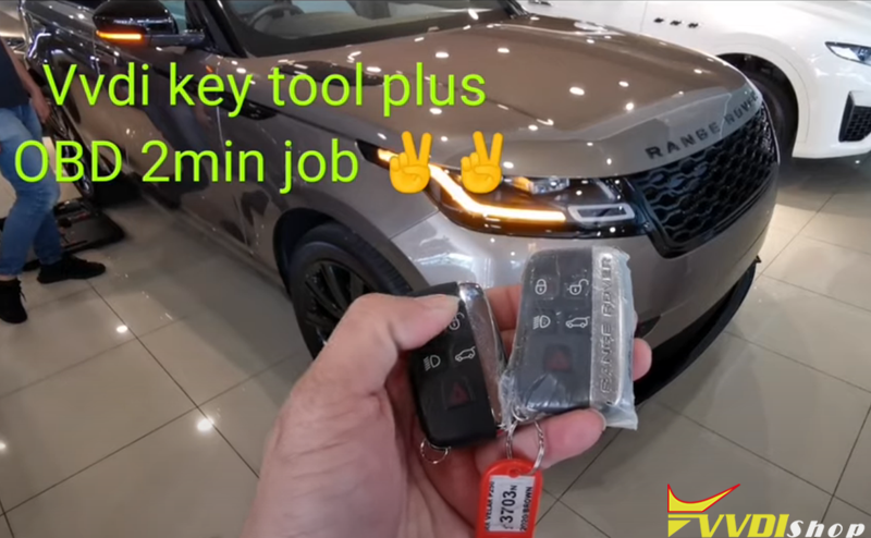 Vvdi Key Tool Plus Range Rover Velar 2018 Smart Key 15