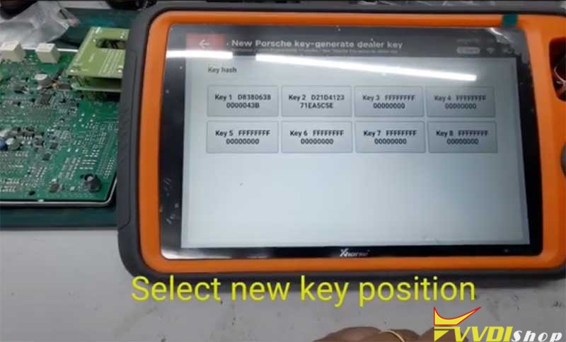 Xhorse Vvdi Key Tool Plus Porsche 718 Add Key 8