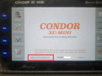 Condor Mini Plus Time Setting 1