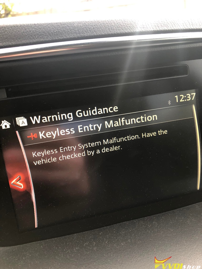 Xhorse Mazda Cx 5 Keyless Entry Malfunction 1