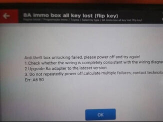 Check Xhorse Toyota 8a Akl Adapter To Solve Immo Box Unlock Failed (1)