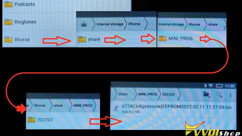 Transfer Files Xhorse Vvdi Key Tool Max Files To Pc (4)