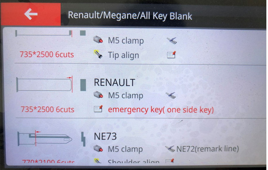 Xhorse Dolphin Renault Emergency Key 3