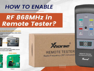 Xhorse Remote Tester Test 868mhz