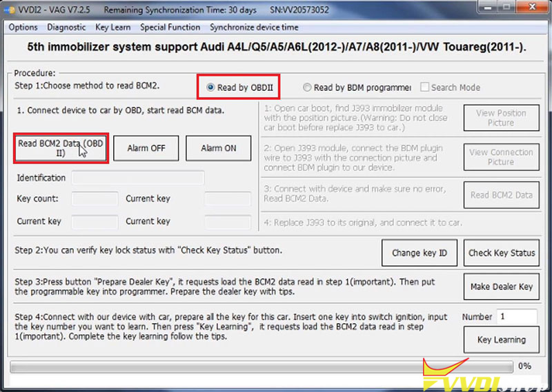 Xhorse Vvdi2 Program Audi Q5 Remote Key Learning (2)