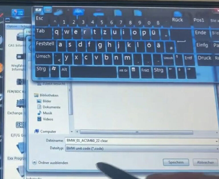 BMW E61 E60 Airbag Seat Occupancy Sensor Coding with Xhorse VVDI