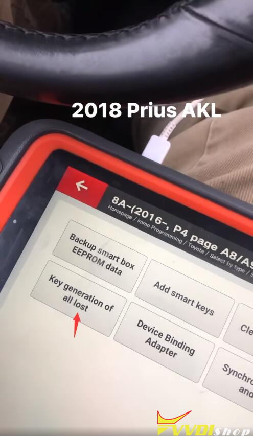 Vvdi Key Tool Plus 2018 Prius Akl 11