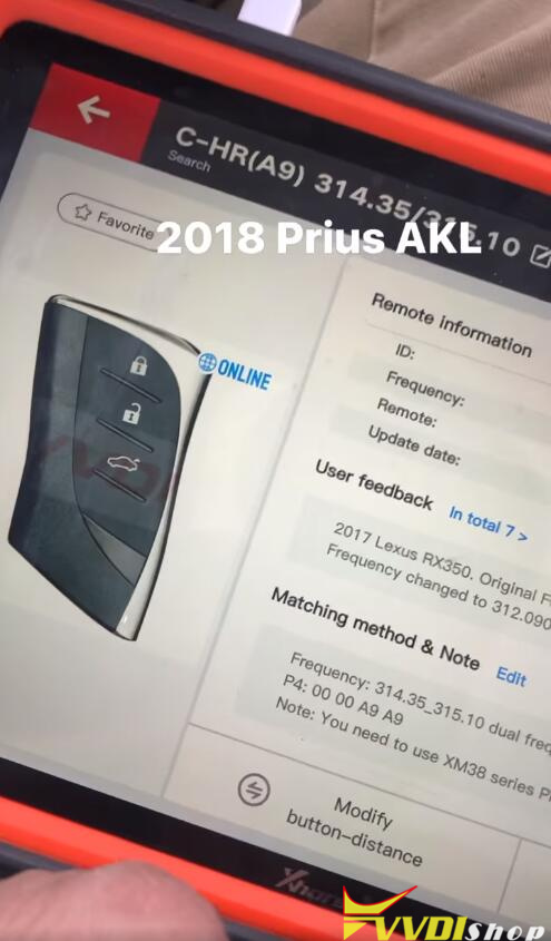 Vvdi Key Tool Plus 2018 Prius Akl 3