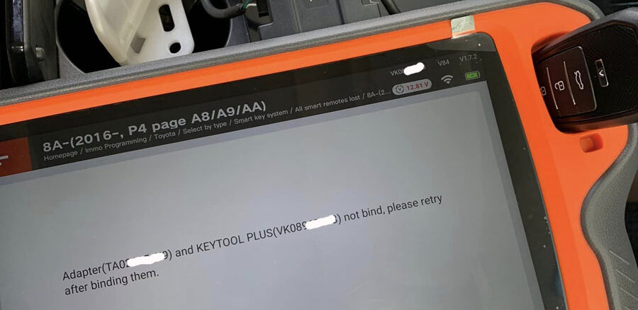 Bind Xhorse Toyota AKL Adapter Vvdi Key Tool Plus 1