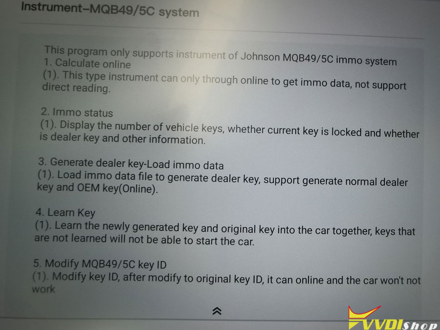 Vvdi Key Tool Plus Add Key Mqb49 2