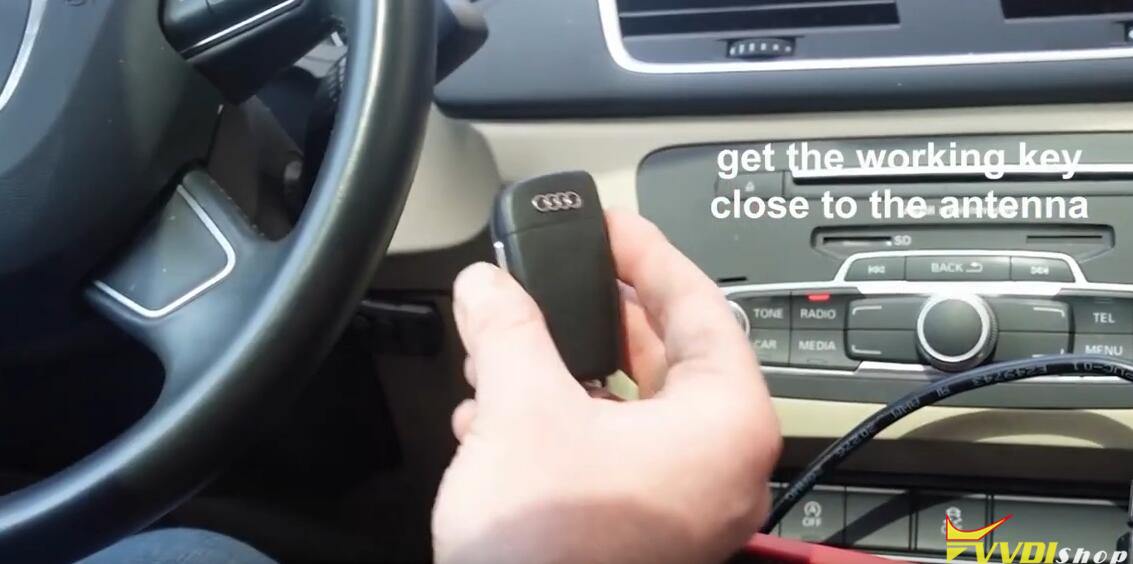 Audi Q3 Add Key Smart Key Using Key Tool Plus 4