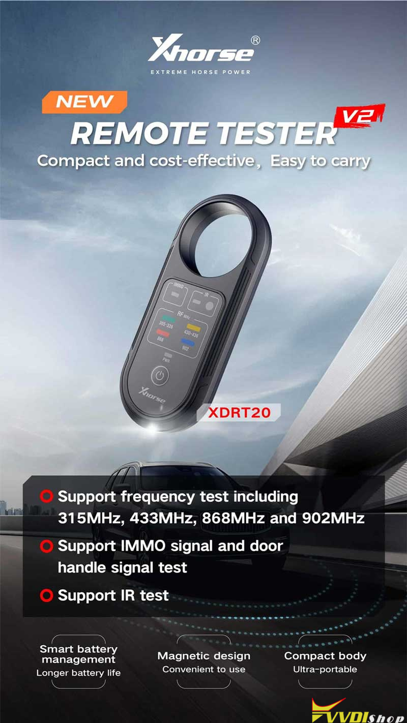 Xhorse Xdrt20 Remote Tester User Manual Unboxing Detect Review (1)