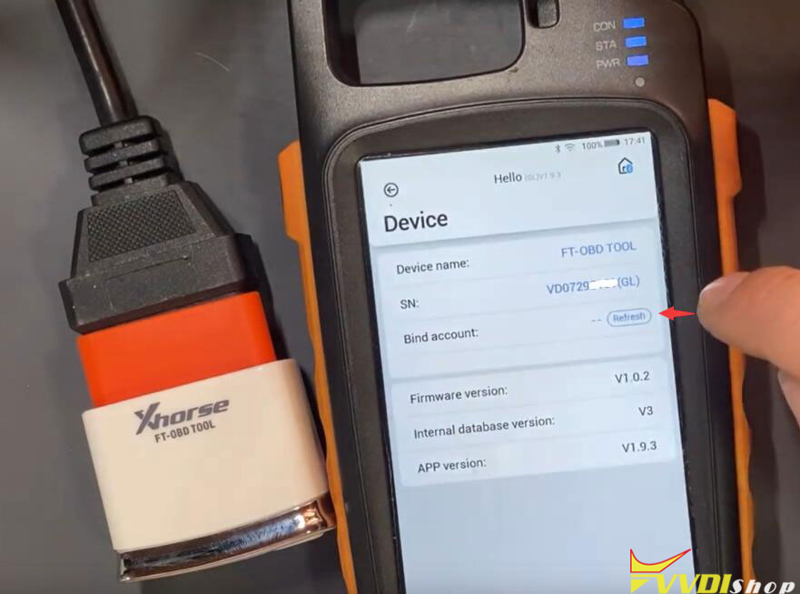 Bind Xhorse Ft Mini Obd Tool With Xhorse App 11