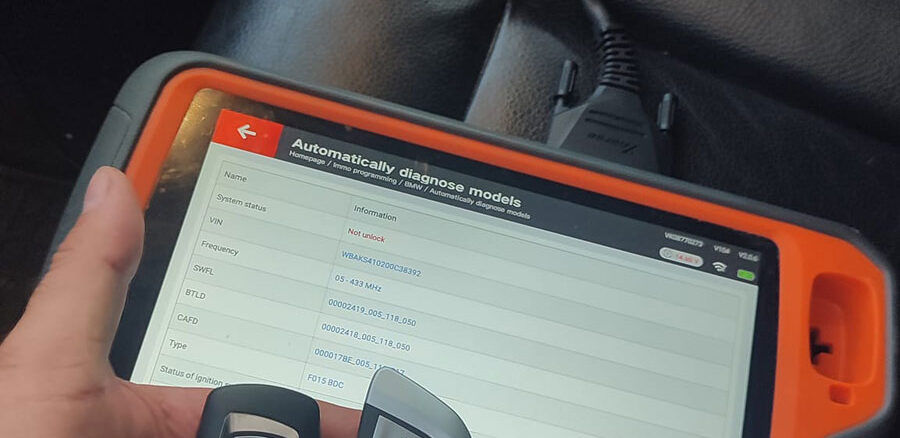 BMW F15 2015 Vvdi Key Tool Plus 1