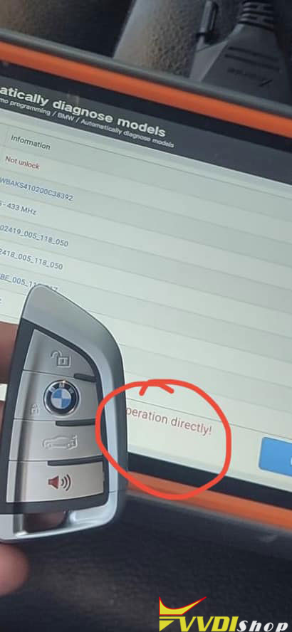 BMW F15 2015 Vvdi Key Tool Plus 4