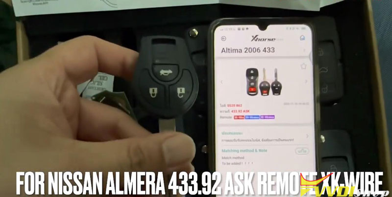 Xhorse Vvd Key Tool Lite Generate 2014 Nissan Almera Key (6)