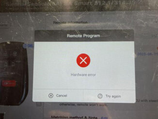 Xhorse Xm38 Hardware Error