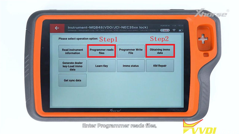 Xhorse Mqb Rh850 V850 Adapter Vvdi Key Tool Plus Read 1401 Dash (3)