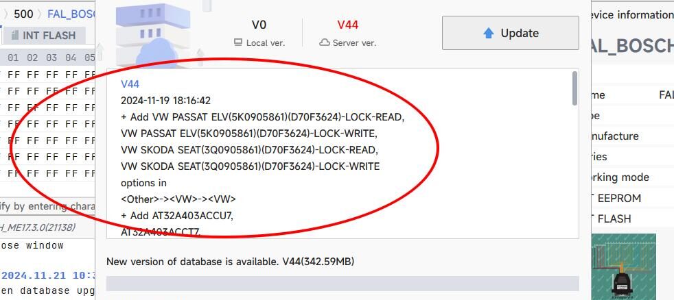 Xhorse Multi Prog Database V44