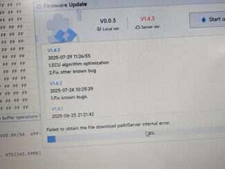 Xhorse Multi Prog Server Download Error