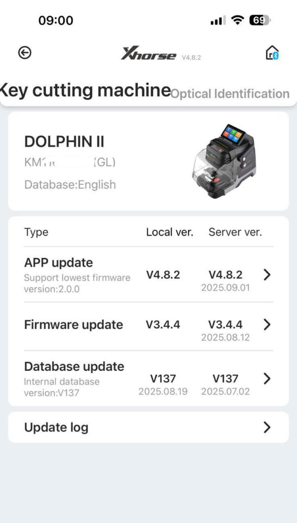 Xhorse Dolphin Xp005l Version Unchanged After Update 1