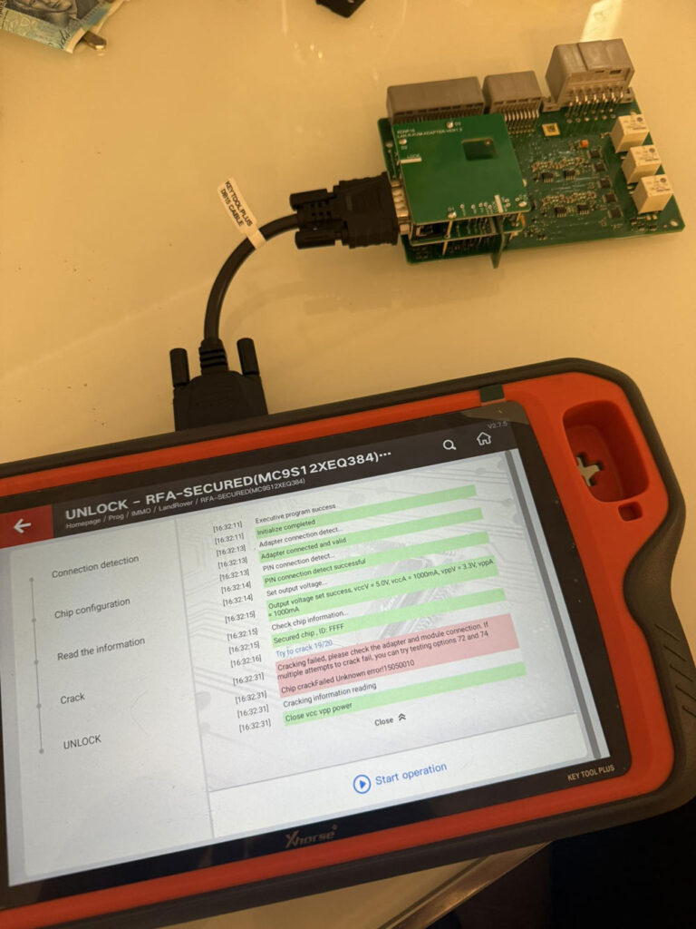 Xhorse Xdnp16 Solder Free Adapter Cracking Failed