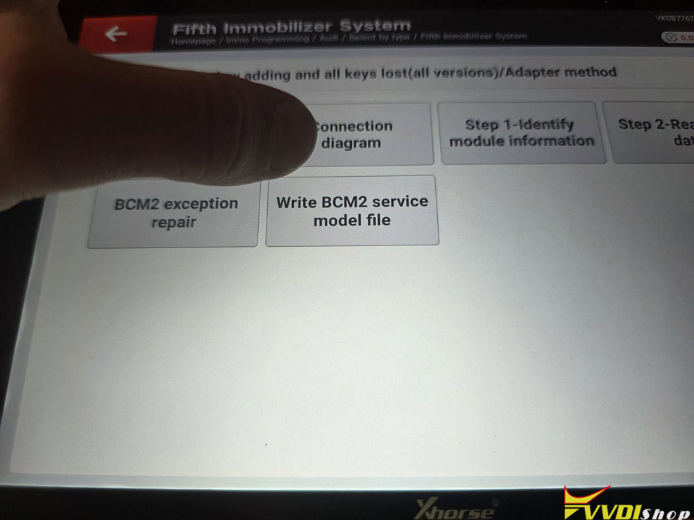 Xhorse Key Tool Plus Failed To Write Audi Bcm2 Dflash Pflash 2