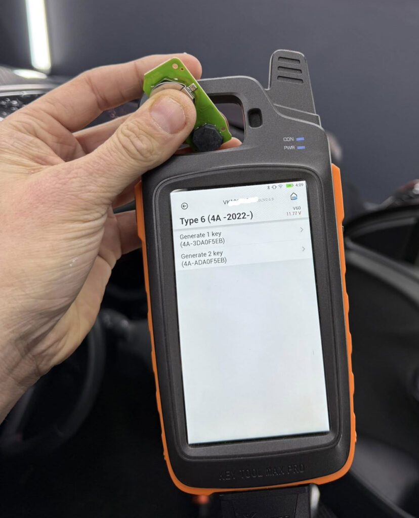 Toyota Yaris 2022 4A BA Lost keys with key tool max pro 6 Toyota Yaris 2022 4A BA Lost keys with key tool max pro 6