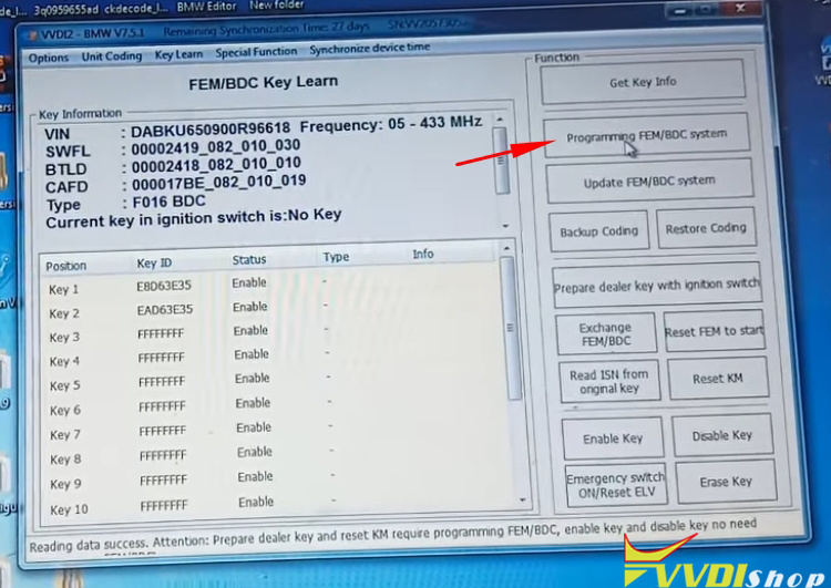 vvdi2 program bmw f16 bdc akl 5 vvdi2 program bmw f16 bdc akl 5