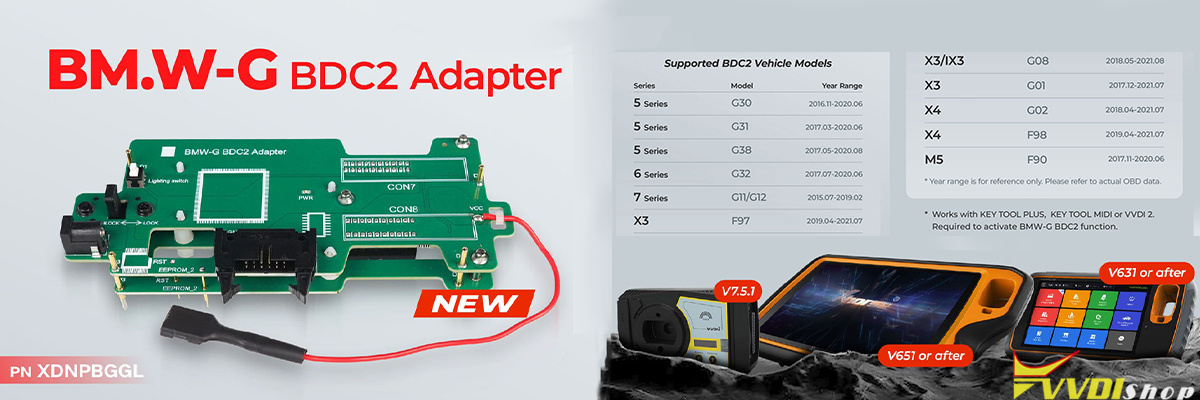 xhorse bmw bdc2 adapter