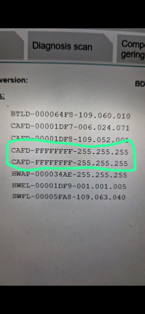 vvdi2 bmw bdc2 coding known error 4