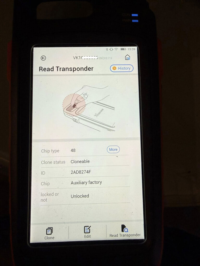 xhorse key tool max volvo id48 1 xhorse key tool max volvo id48 1