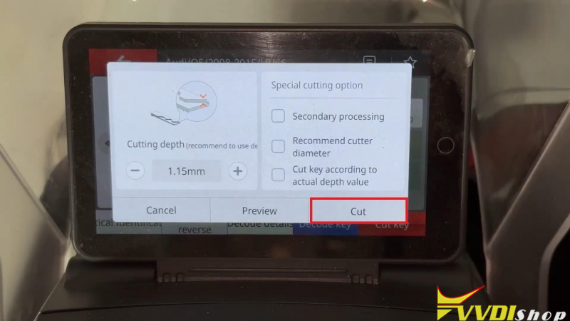 how to cut 2008 2015 audi q5 key with xhorse dolphin xp005l 8 how to cut 2008 2015 audi q5 key with xhorse dolphin xp005l 8