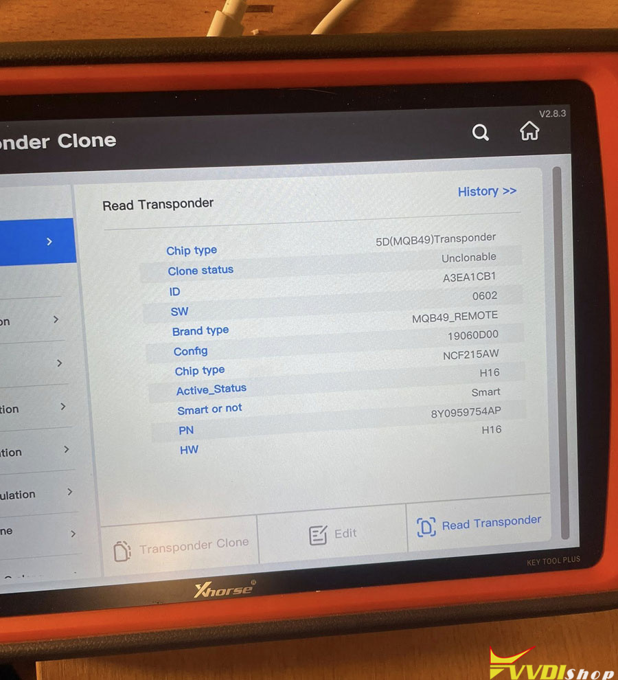 xhorse add audi a3 mqb49 5d key 4 xhorse add audi a3 mqb49 5d key 4