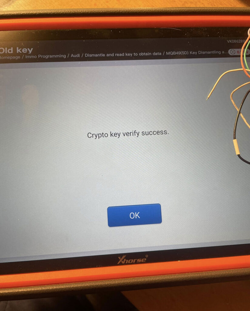 xhorse add audi a3 mqb49 5d key 7 xhorse add audi a3 mqb49 5d key 7