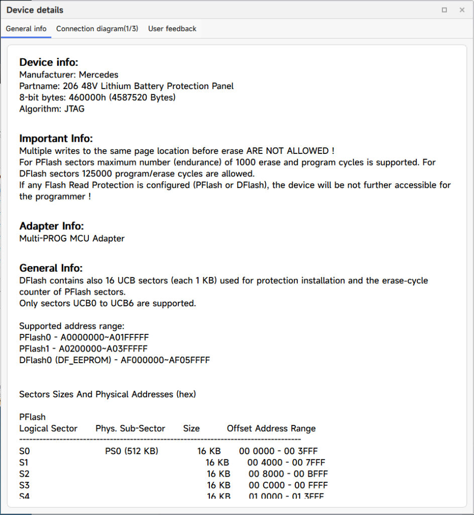 xhorse multi prog repair benz 48V battery 3