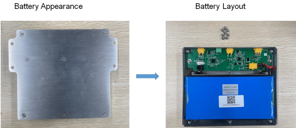 measure new version battery for dolphin xp005 2