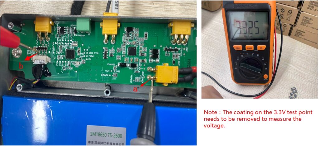 measure new version battery for dolphin xp005 4
