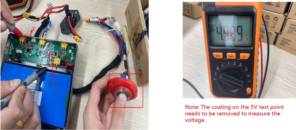measure new version battery for dolphin xp005 5