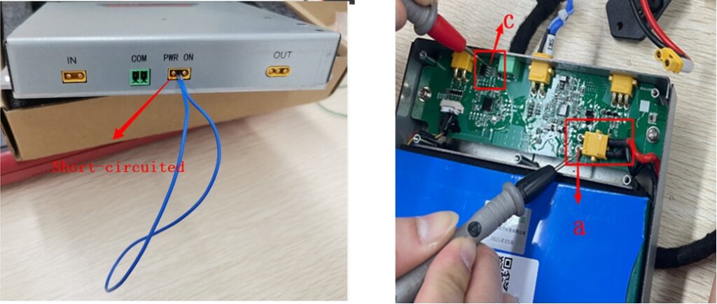 measure new version battery for dolphin xp005 6
