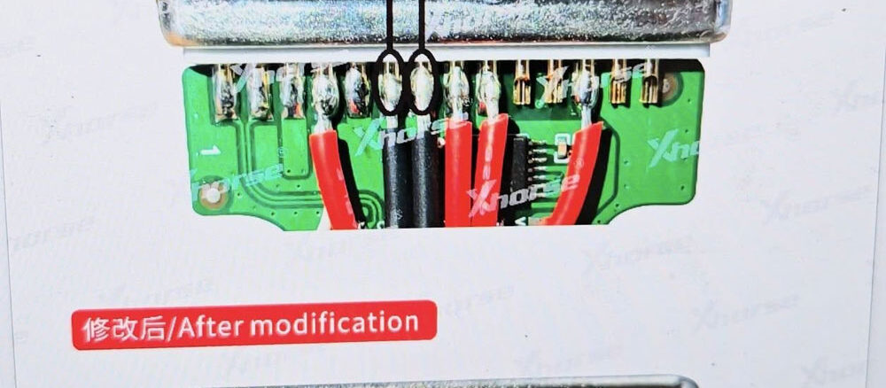 modify xhorse multi prog mcu cable 2