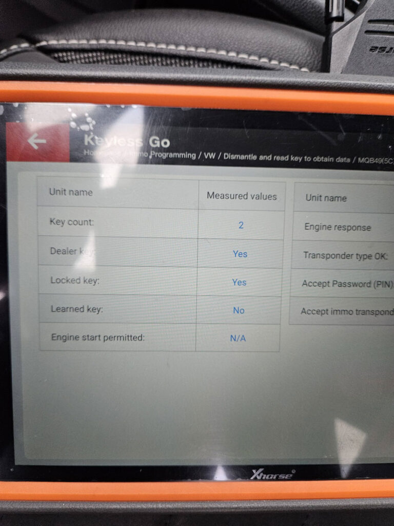 xhorse 2023 VW Taos add mqb49 5c key 1 xhorse 2023 VW Taos add mqb49 5c key 1
