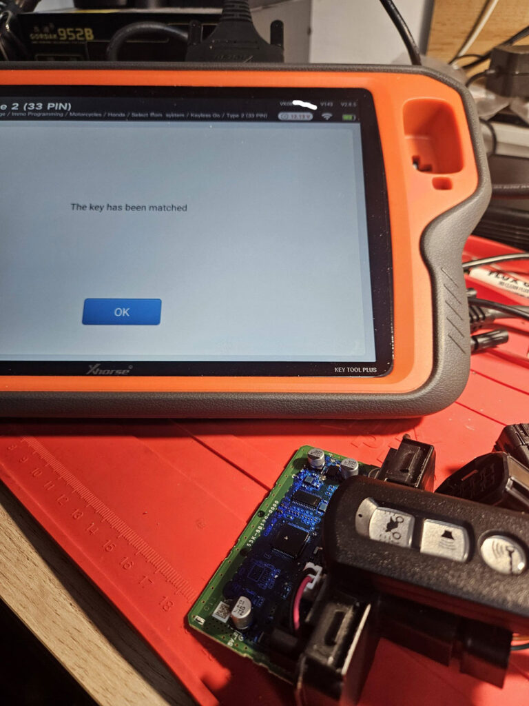 xhorse Honda X Adv 2019 key 2