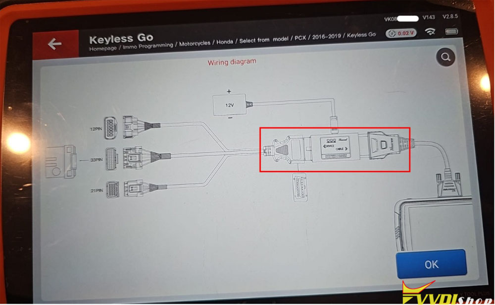 xhorse motorcycle adapter xhorse motorcycle adapter
