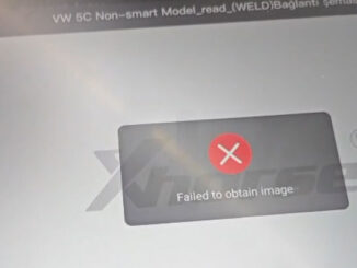 xhorse vvdi key tool plus vag 5c 5d failed to obatin image